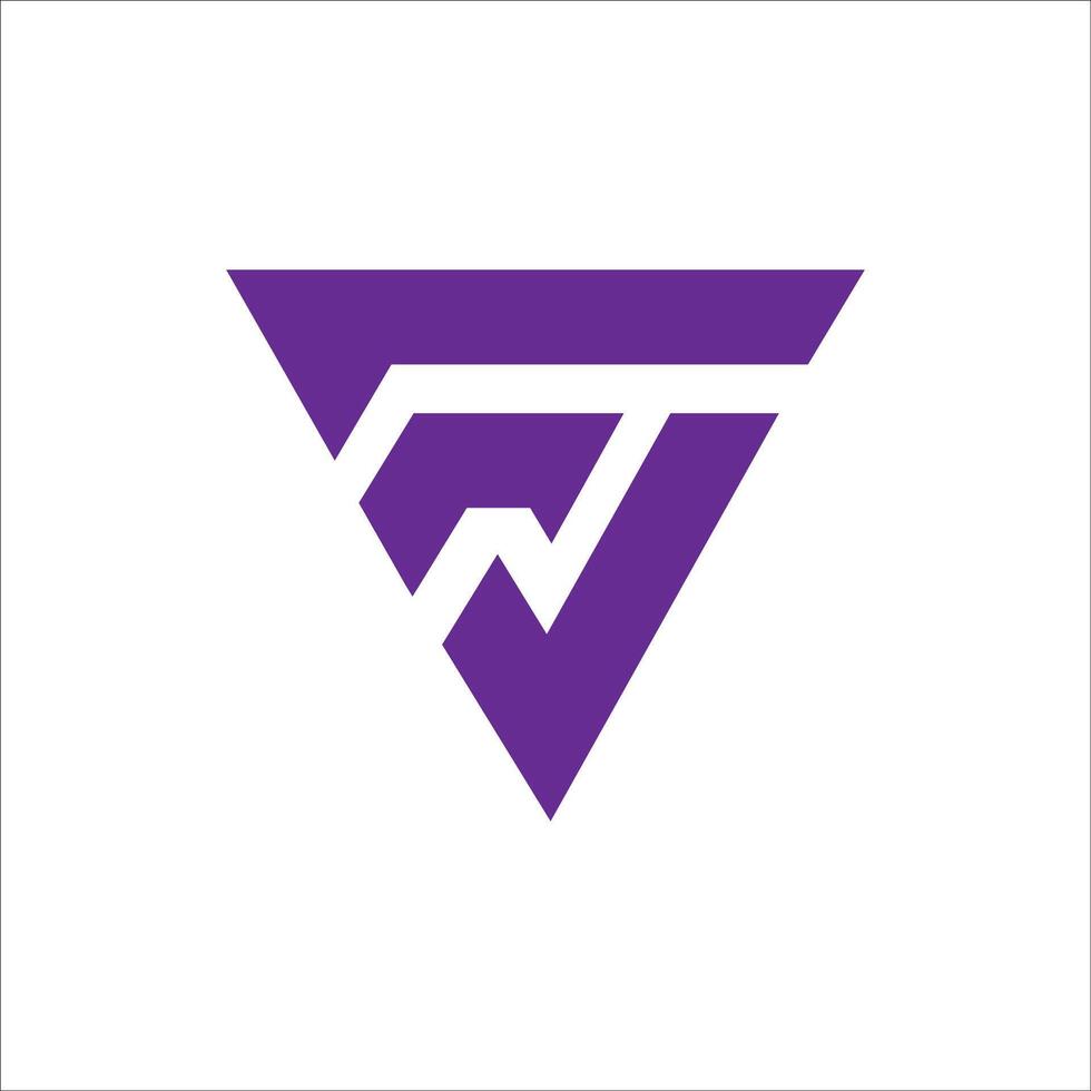 Initial letter fv logo or vf logo vector design template