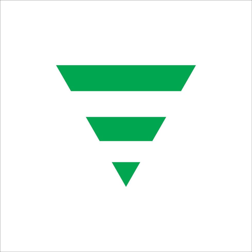 Initial letter fv logo or vf logo vector design template
