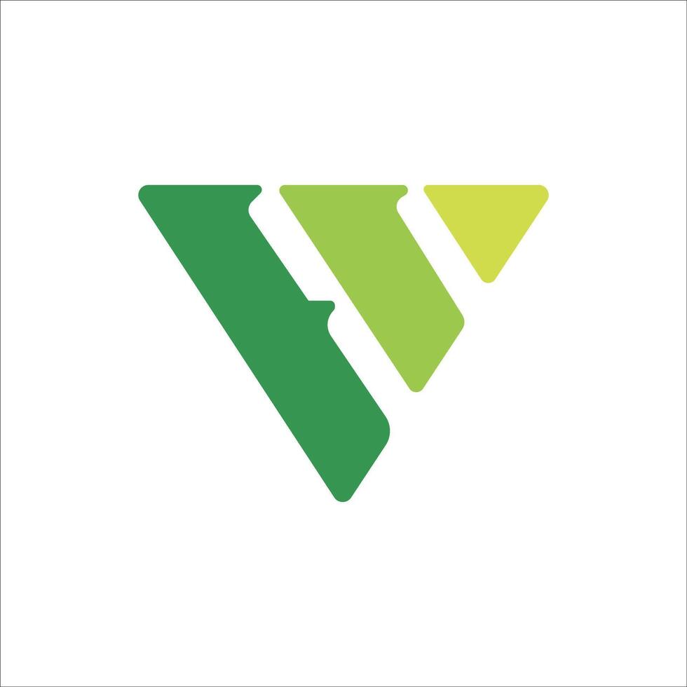Initial letter fv logo or vf logo vector design template