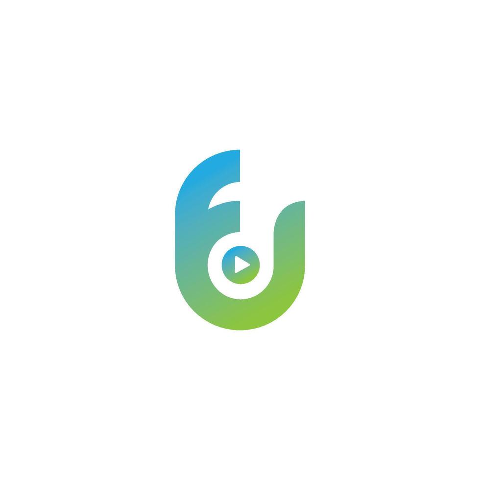 fu and uf letter logo design template.fu,uf initial based alphabet icon logo design vector