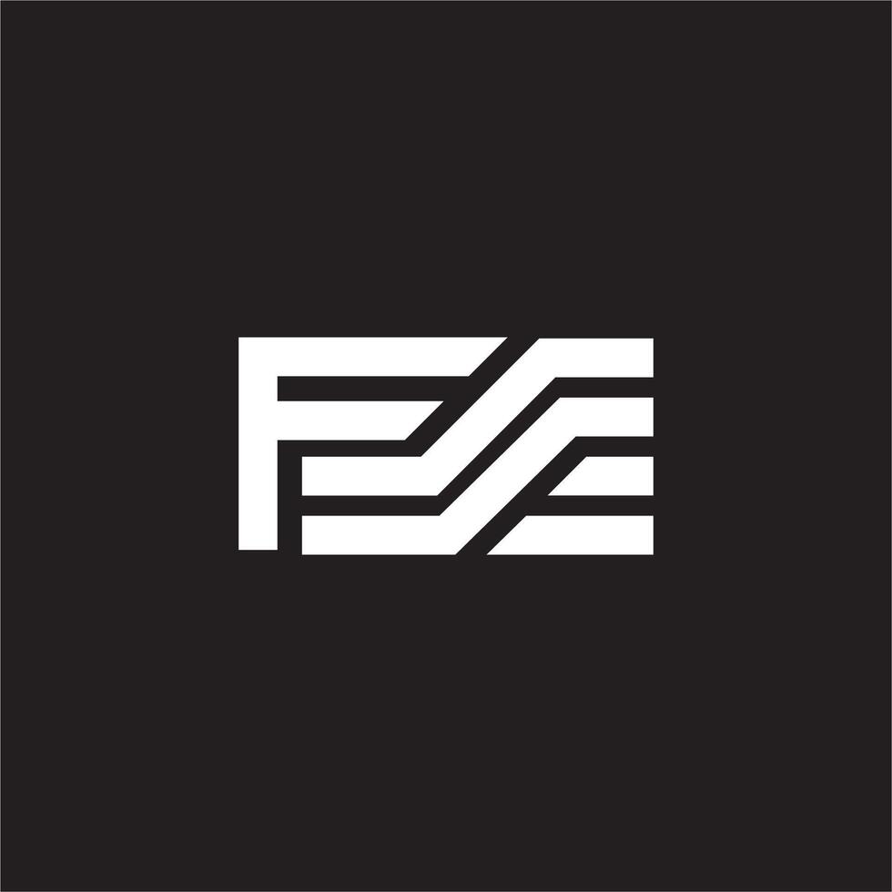 inicial letra fs o sf logo vector diseño
