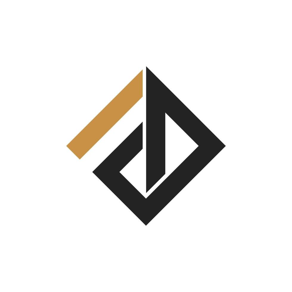 Initial fd letter logo vector template design. Linked letter df logo design.
