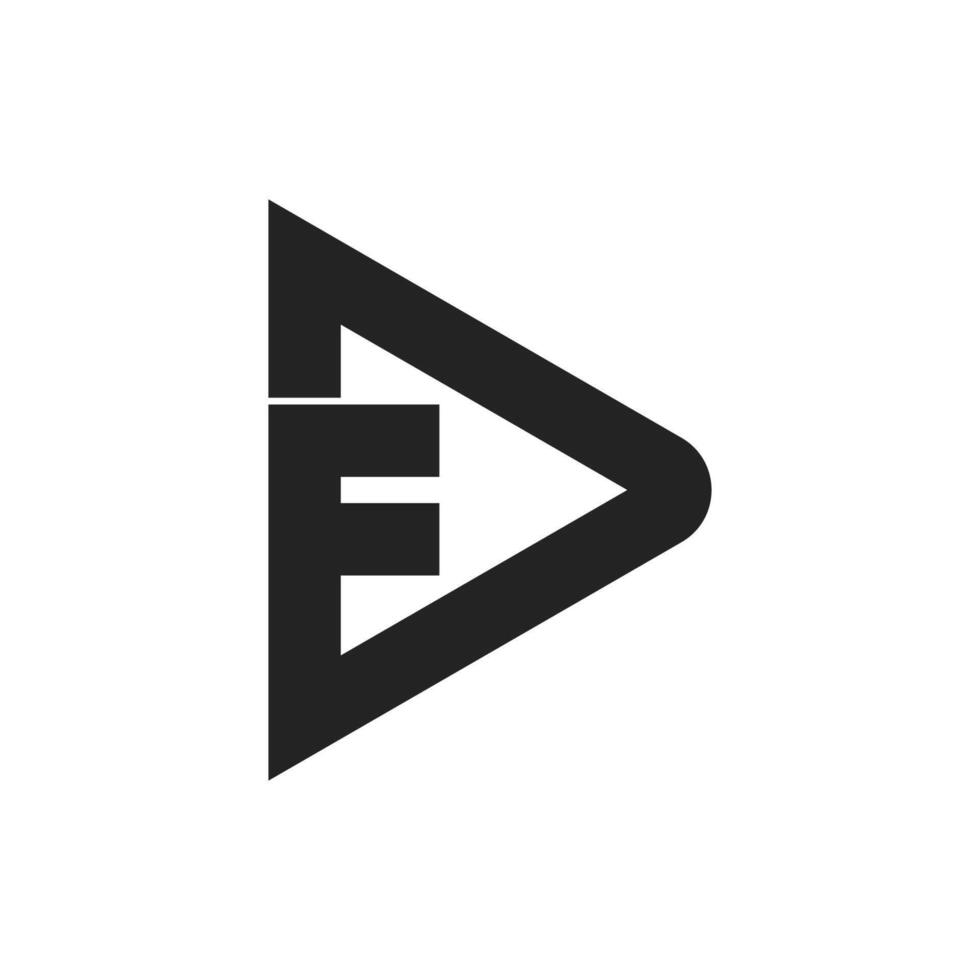 Initial fd letter logo vector template design. Linked letter df logo design.