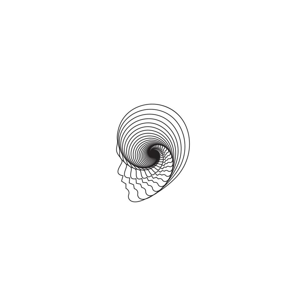 Human Face Inspired Logo Designs vector