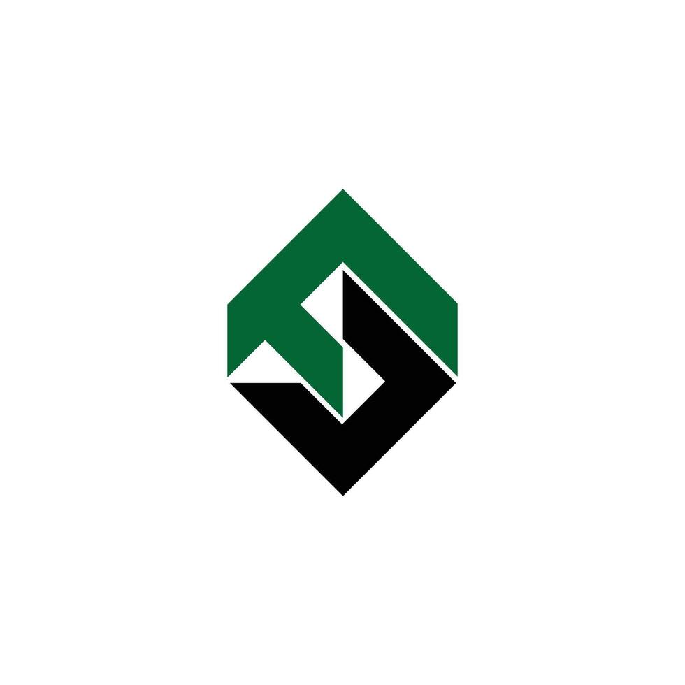 Initial letter fc or cf logo vector design template