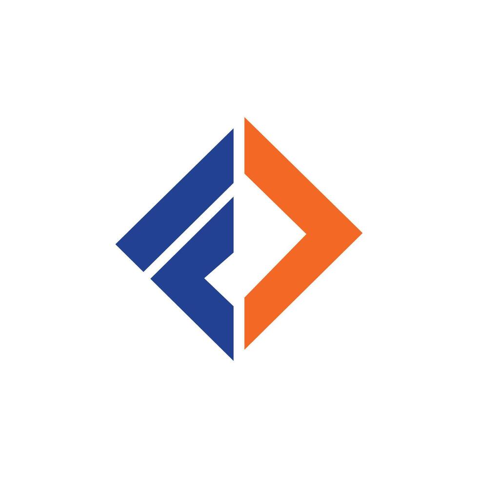 Initial letter fc or cf logo vector design template