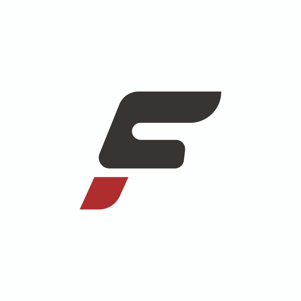 Initial letter fc or cf logo vector design template