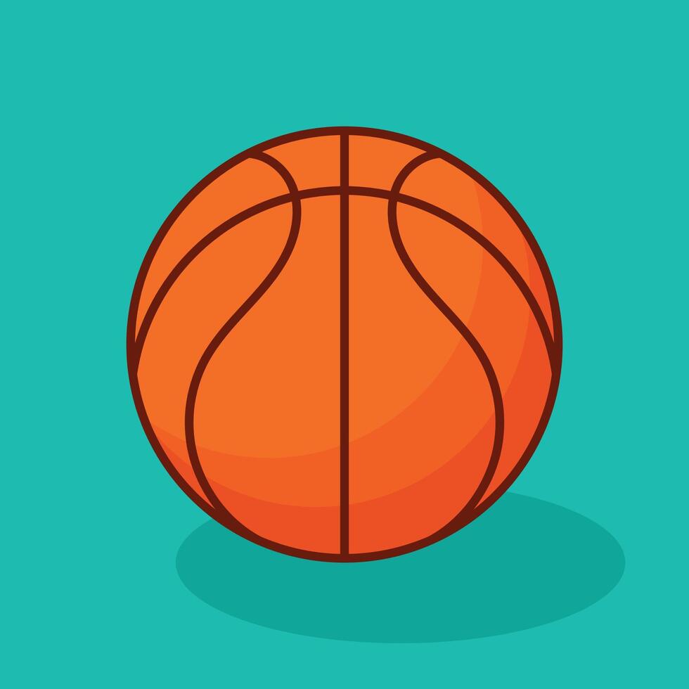 Basketball sports and recreation vector illustration graphic