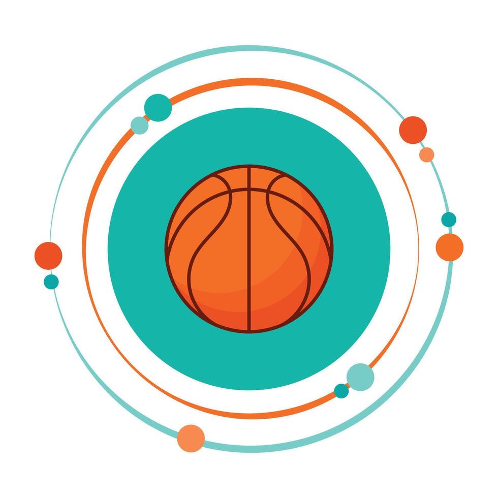 Basketball sports vector illustration graphic icon symbol