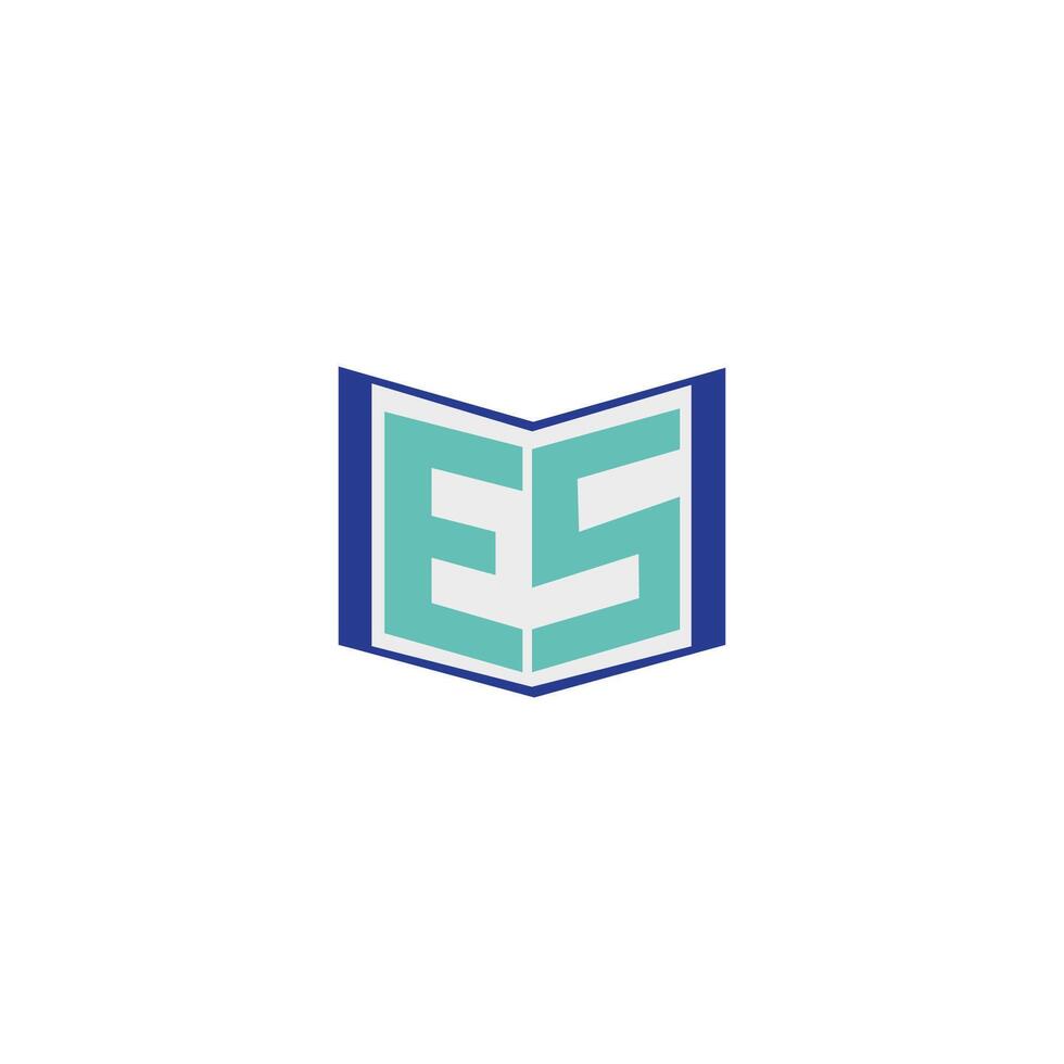 initial letter es or se logo vector logo design