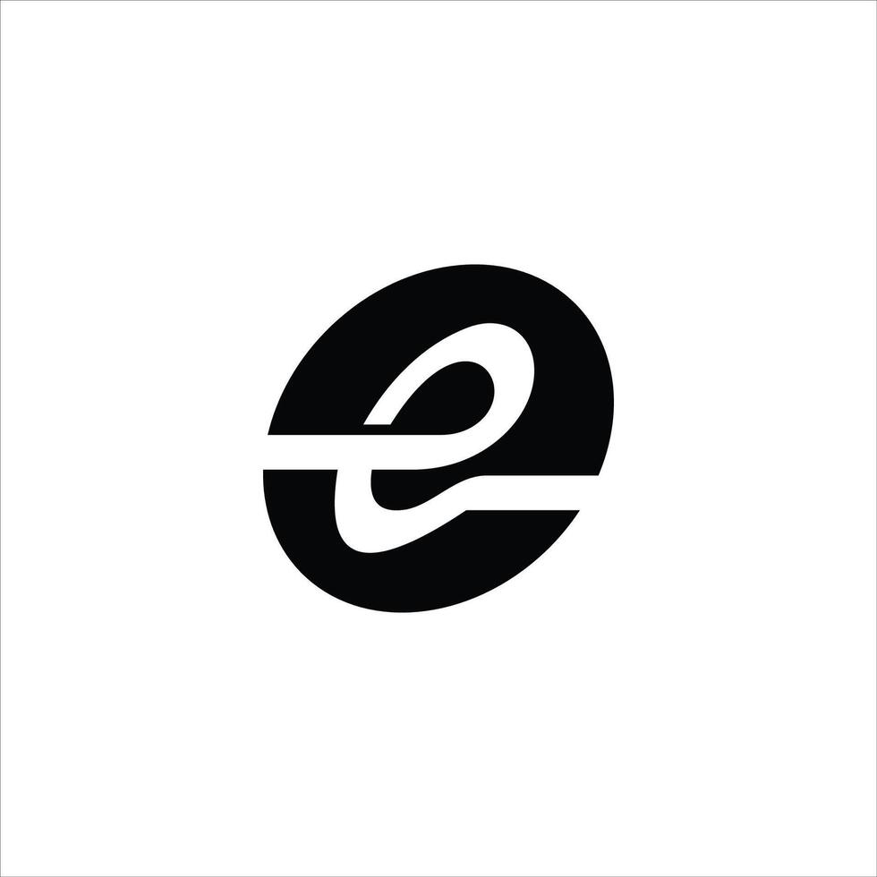 initial letter es or se logo vector logo design