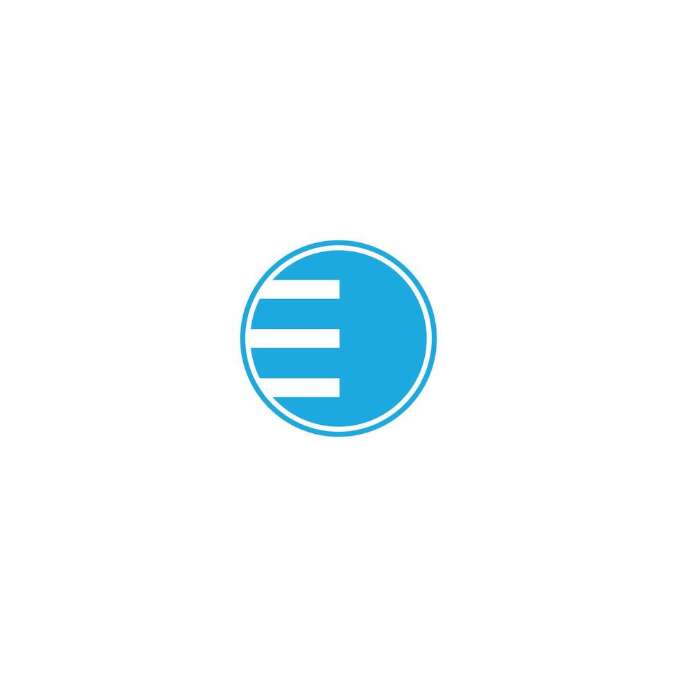 Initial letter eo or oe logo vector design template