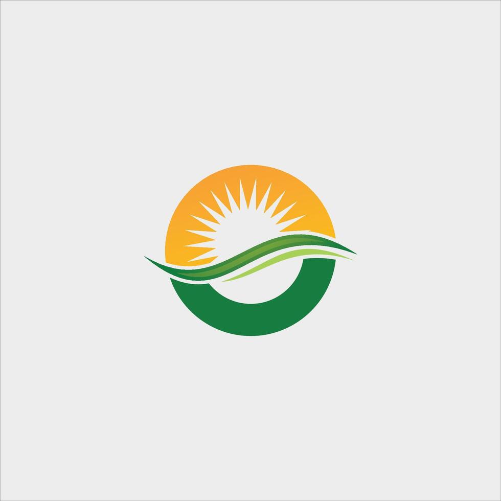 Green Energy Logo Design Template vector