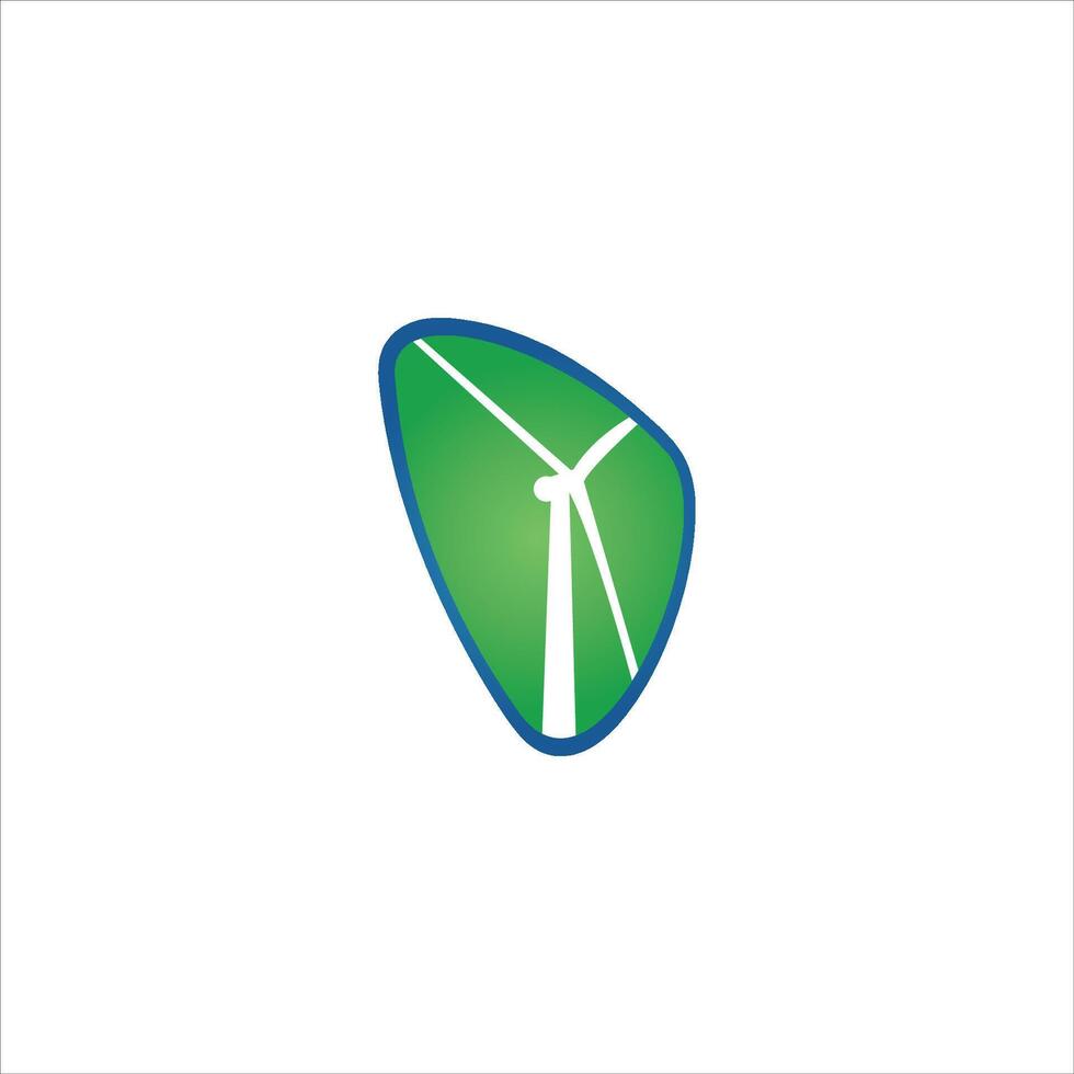 plantilla de diseño de logotipo de energía verde vector