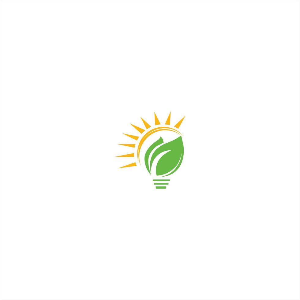 plantilla de diseño de logotipo de energía verde vector