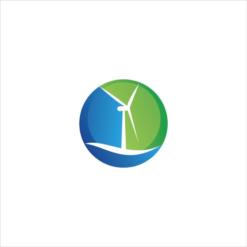 plantilla de diseño de logotipo de energía verde vector