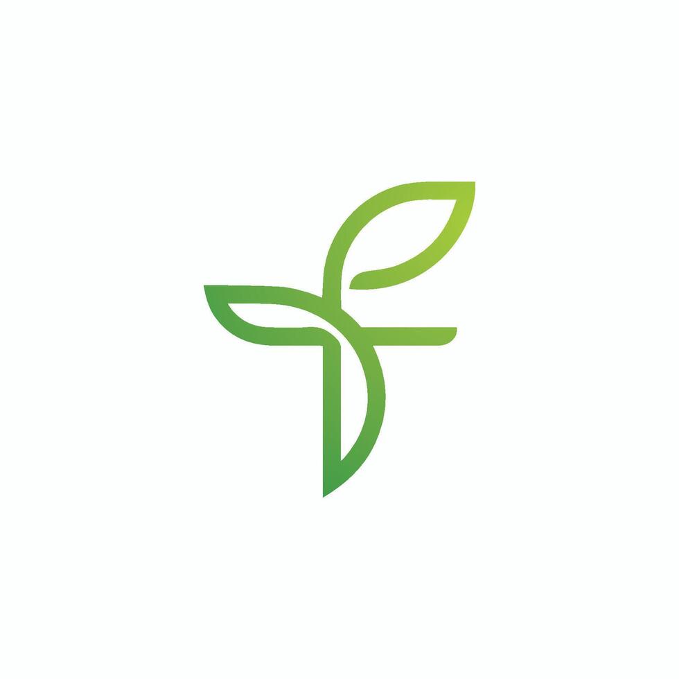 plantilla de diseño de logotipo de energía verde vector