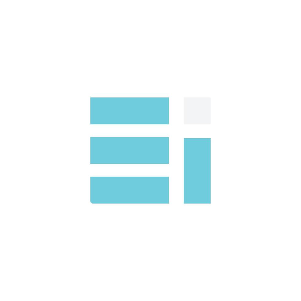 Initial letter ei or ie logo vector design templates