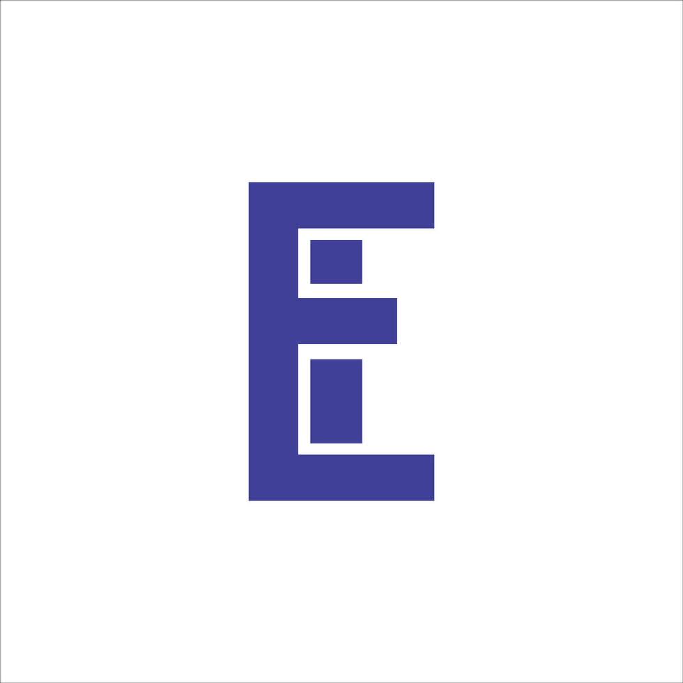 Initial letter ei or ie logo vector design templates