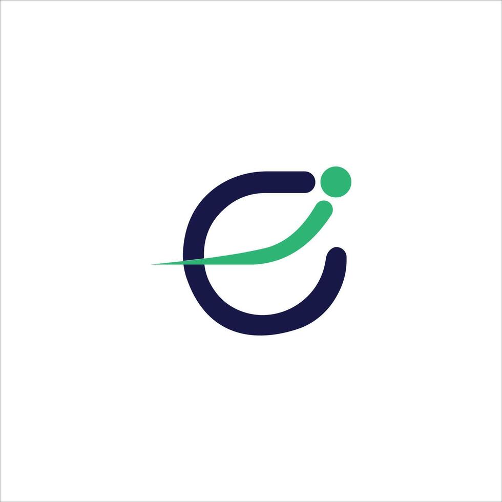 Initial letter ei or ie logo vector design templates