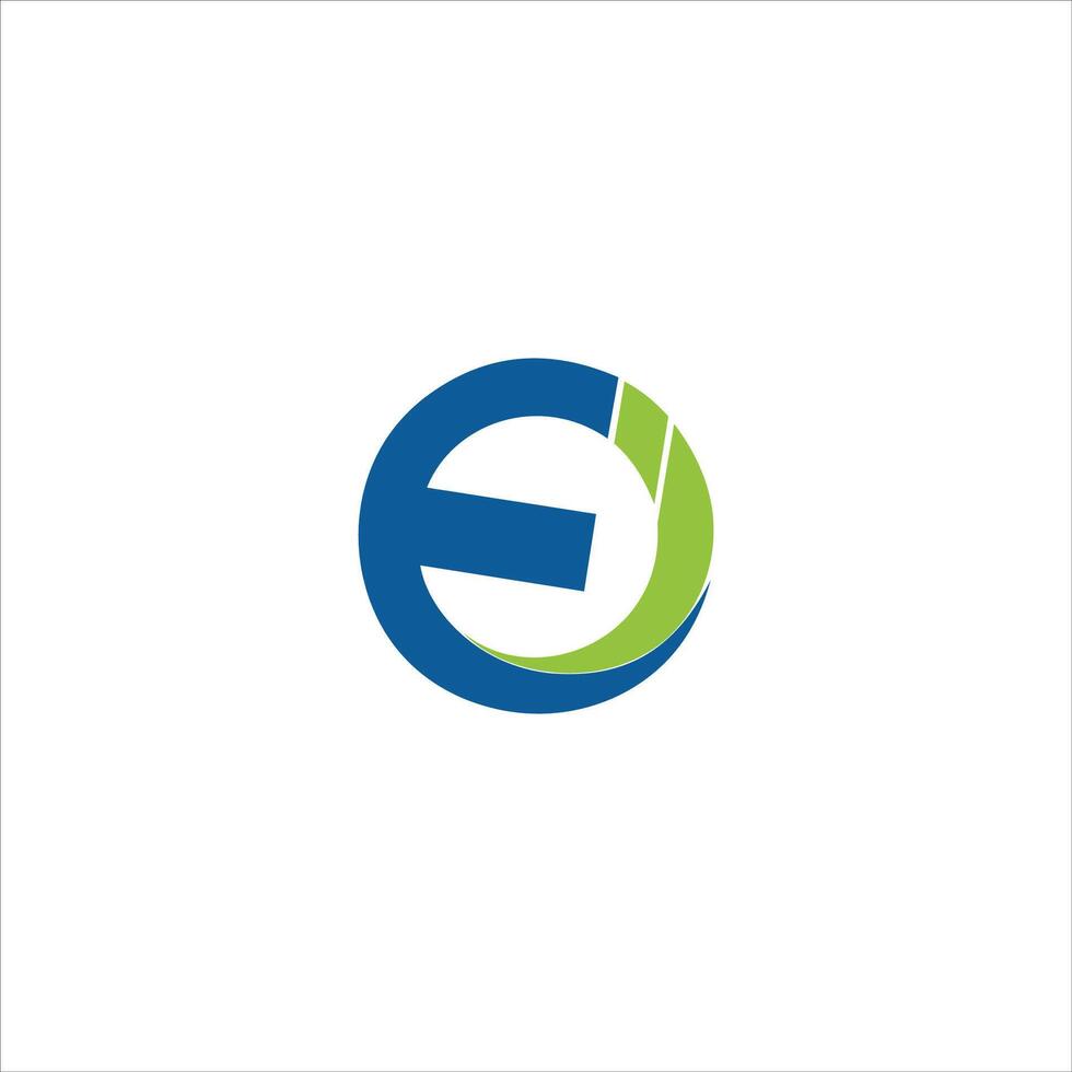 Initial letter ei or ie logo vector design templates
