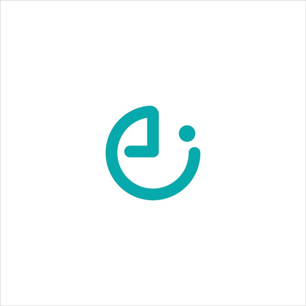 Initial letter ei or ie logo vector design templates