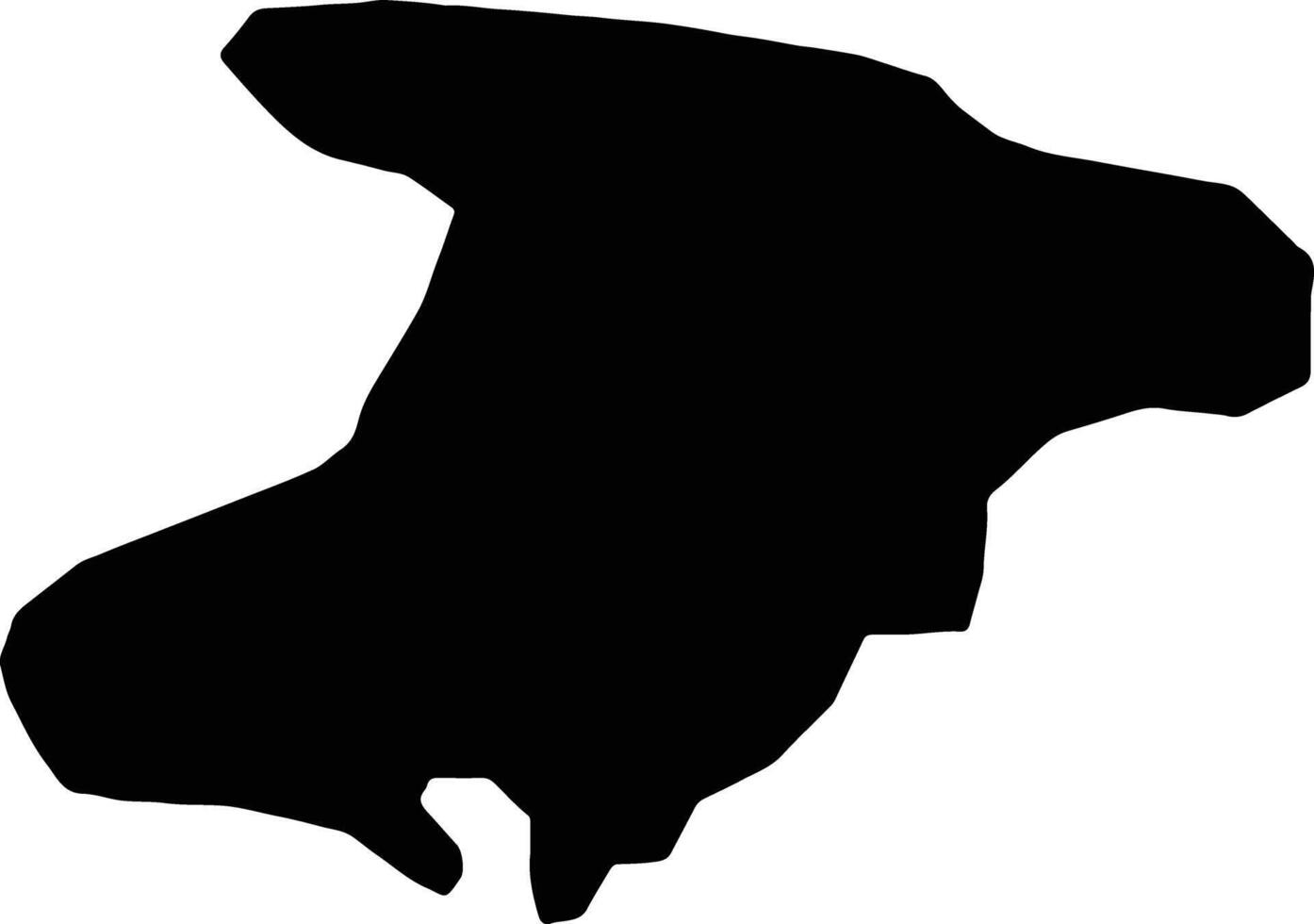 Alborz Iran silhouette map vector