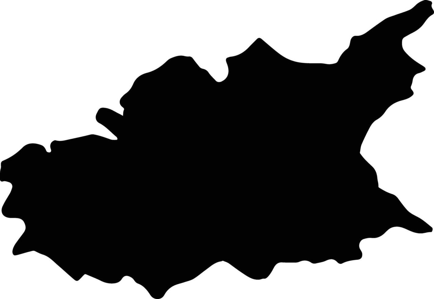 Alpes-de-Haute-Provence France silhouette map vector