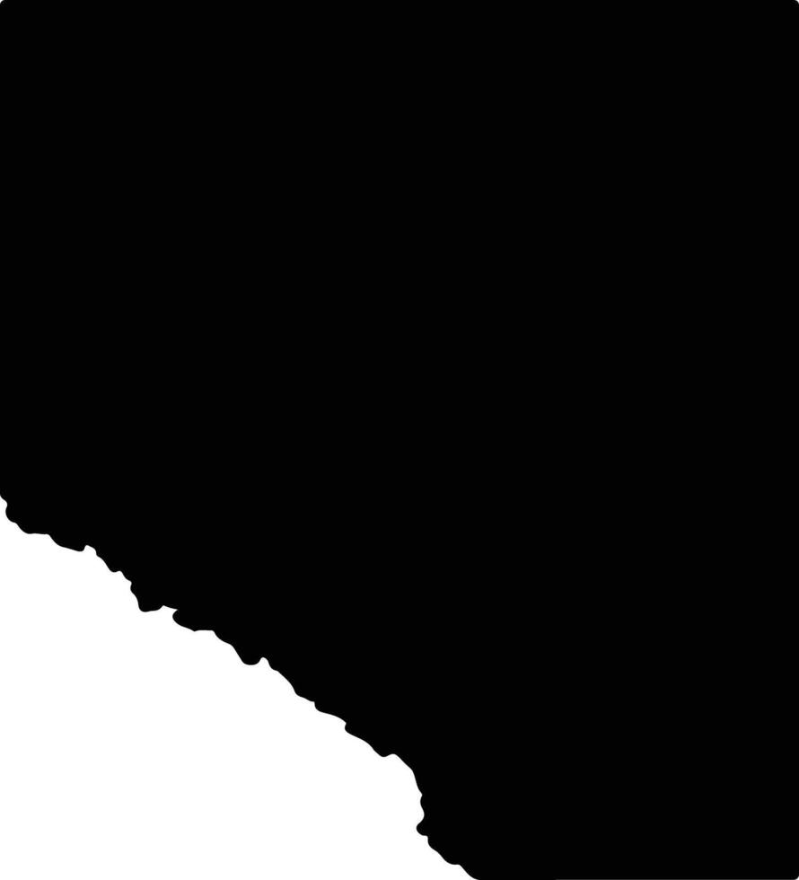 Alberta Canada silhouette map vector