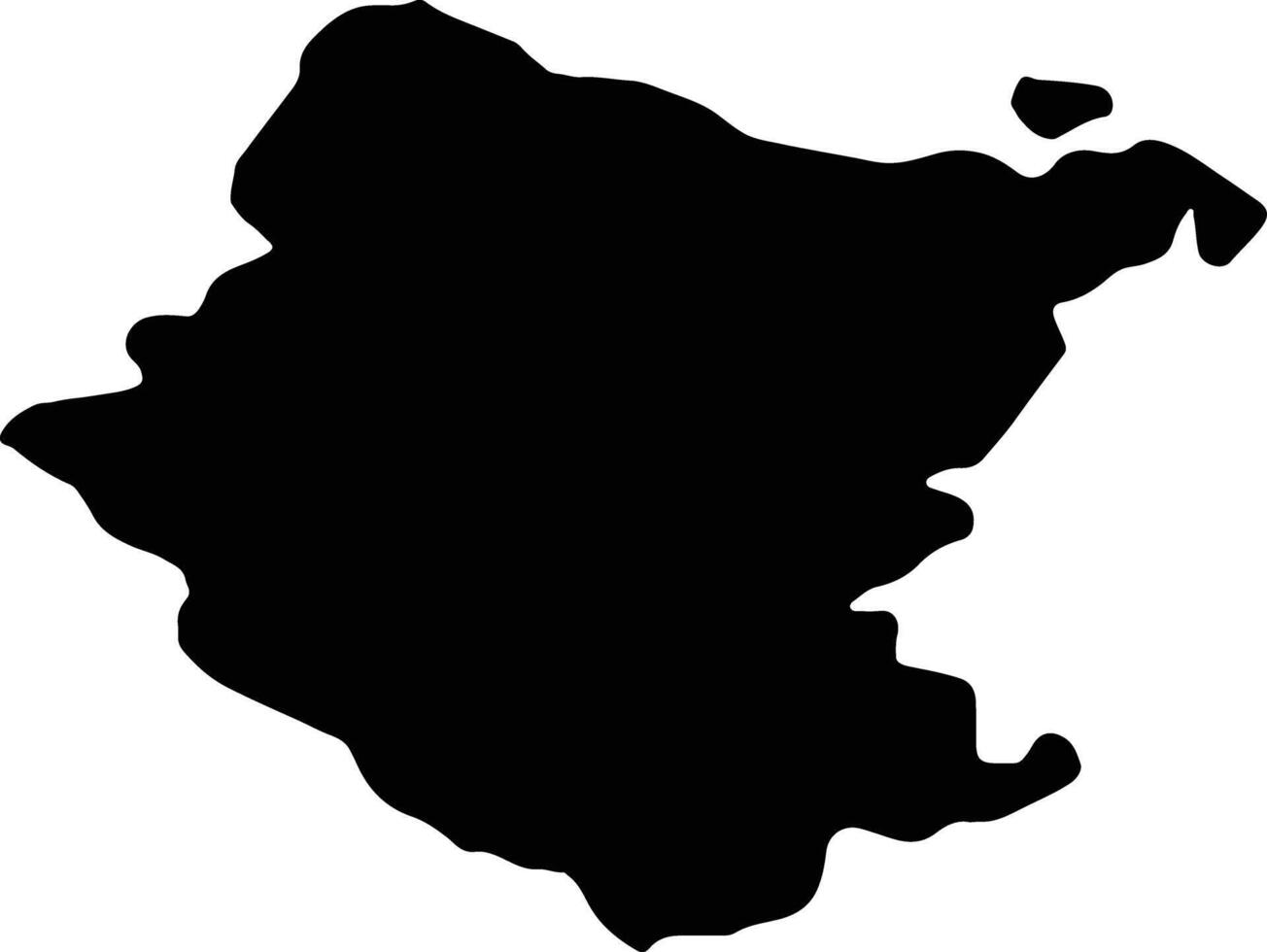 Arezzo Italy silhouette map vector