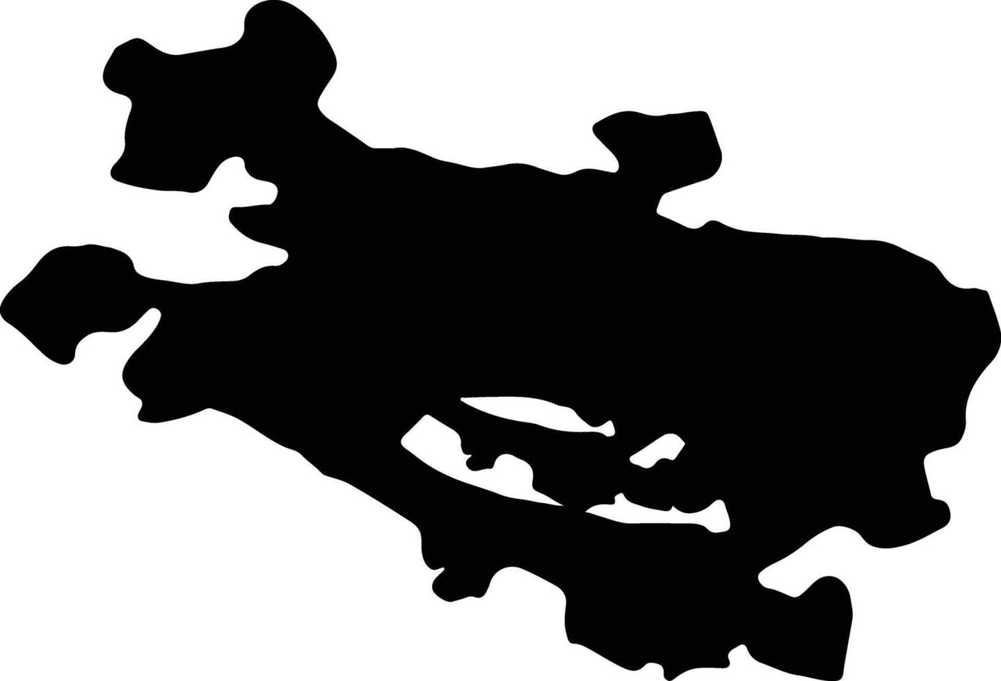 Alava Spain silhouette map vector