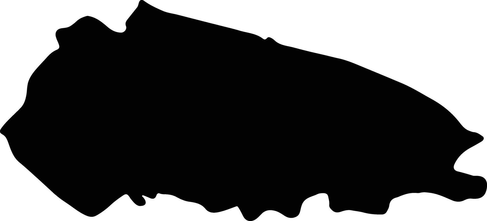 Bari Italy silhouette map vector