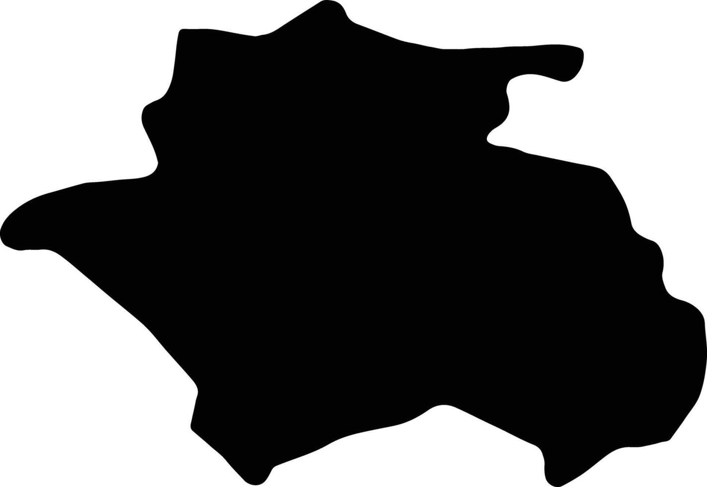 Constantine Algeria silhouette map vector