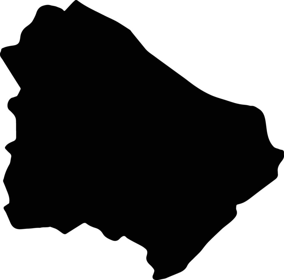 Chieti Italy silhouette map vector