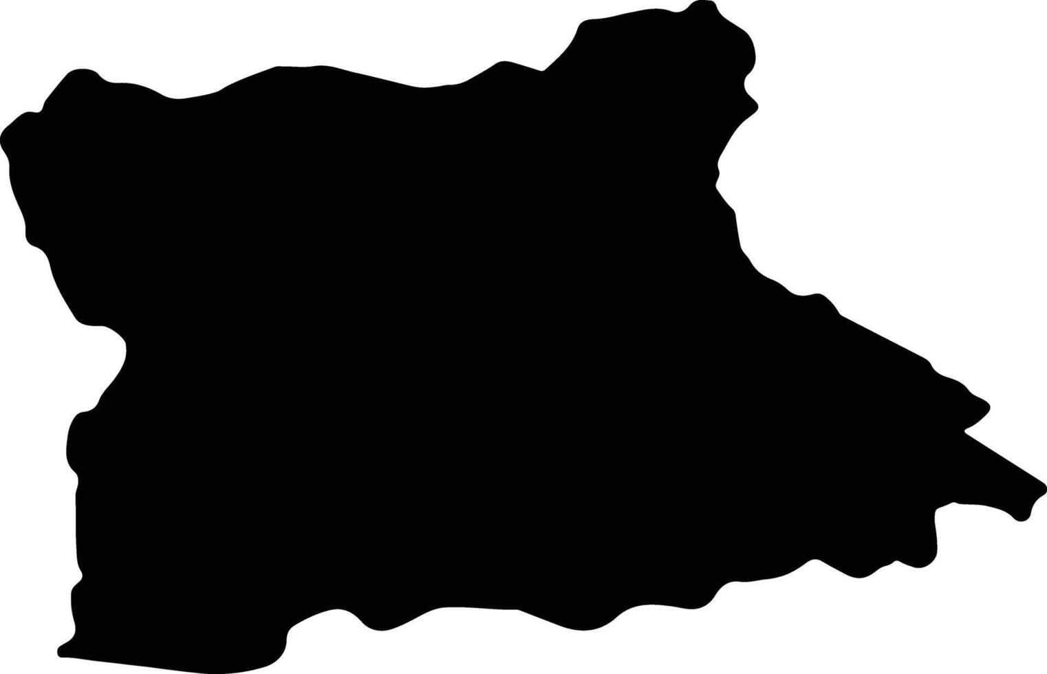 Blagoevgrad Bulgaria silhouette map vector