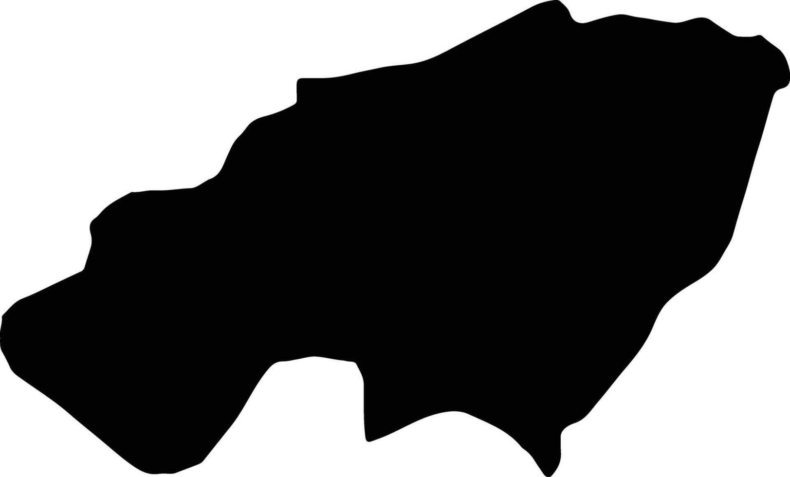 Bijeljina Bosnia and Herzegovina silhouette map vector