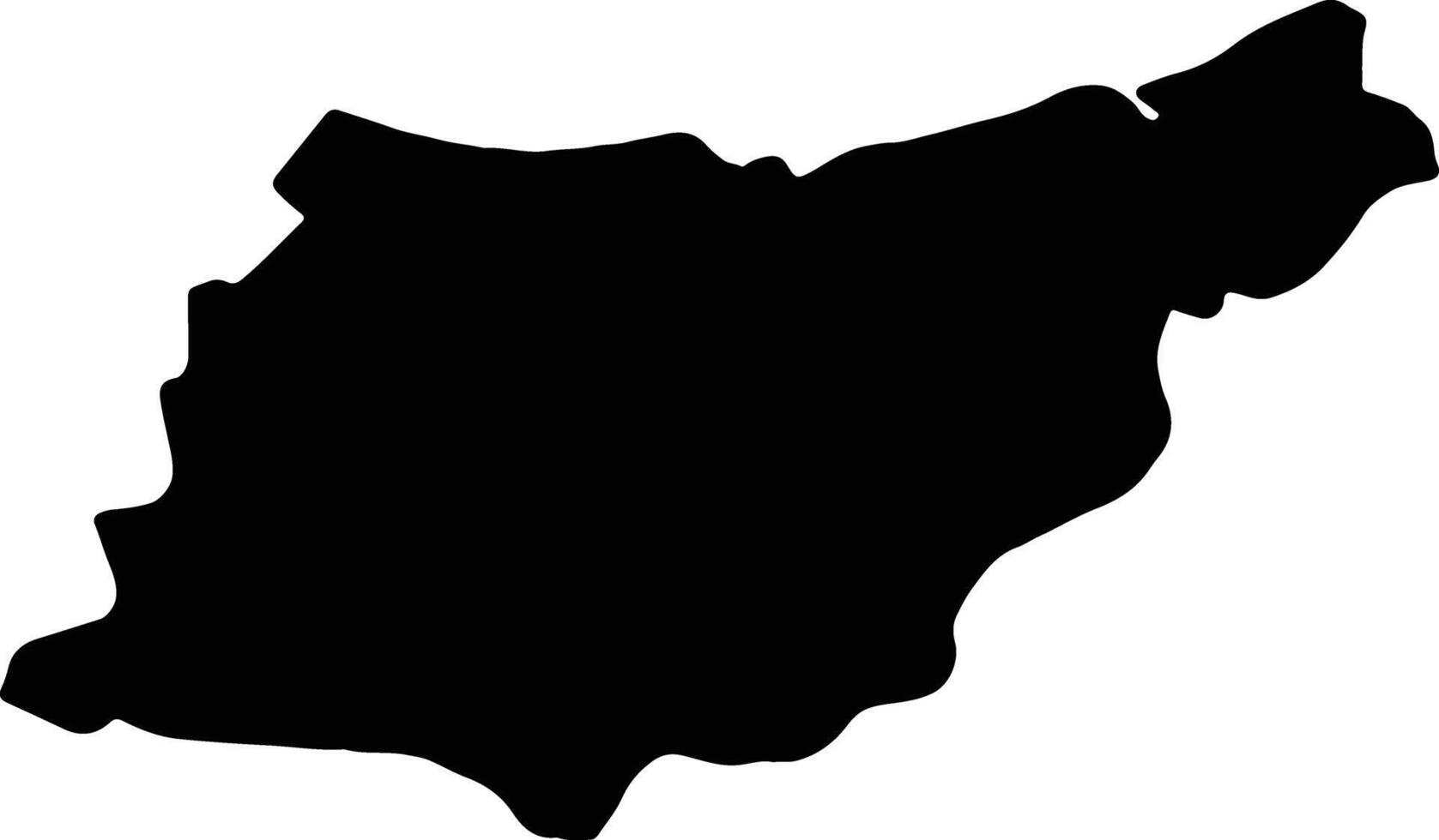 Gipuzkoa Spain silhouette map vector
