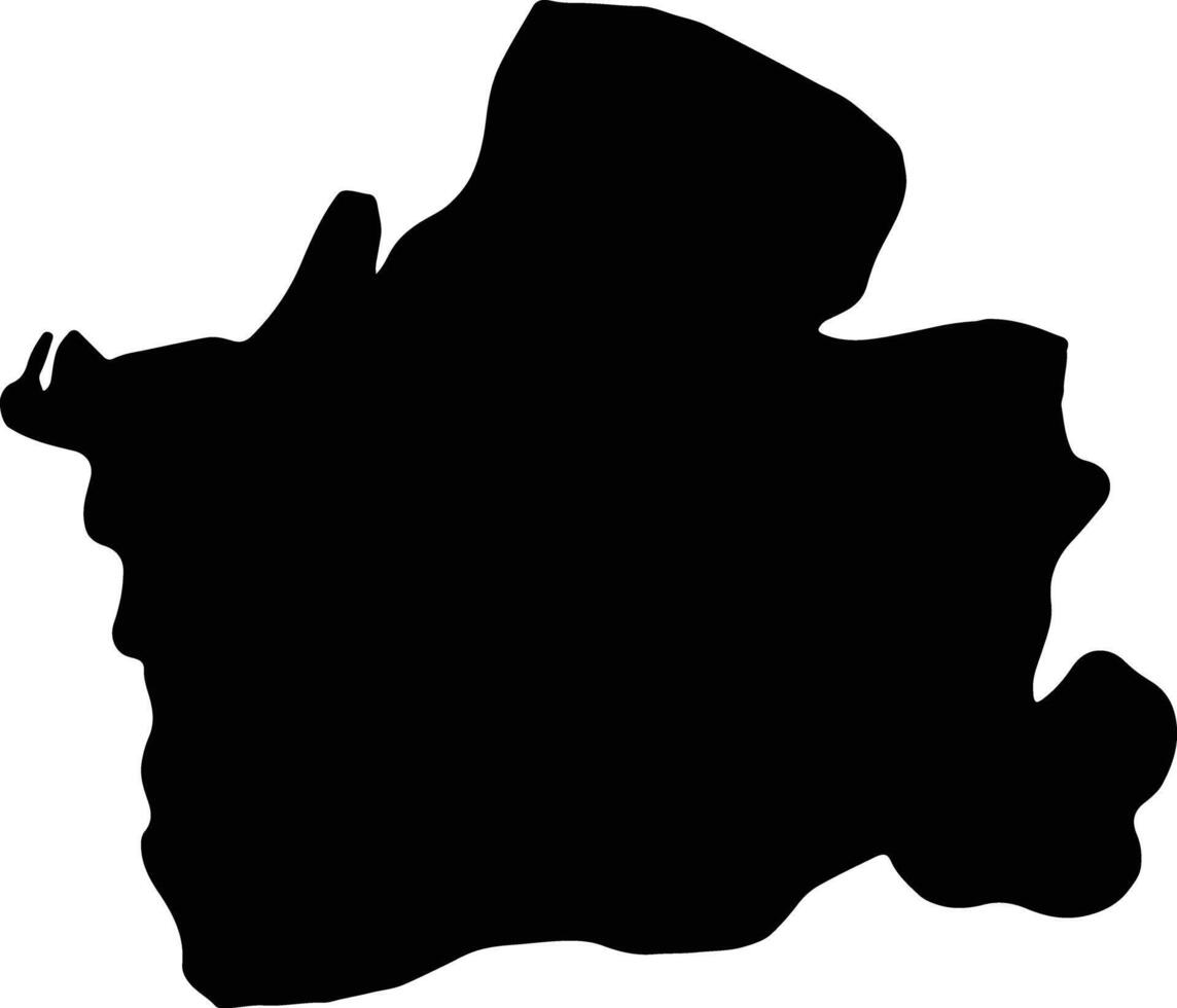 El Oro Ecuador silhouette map vector