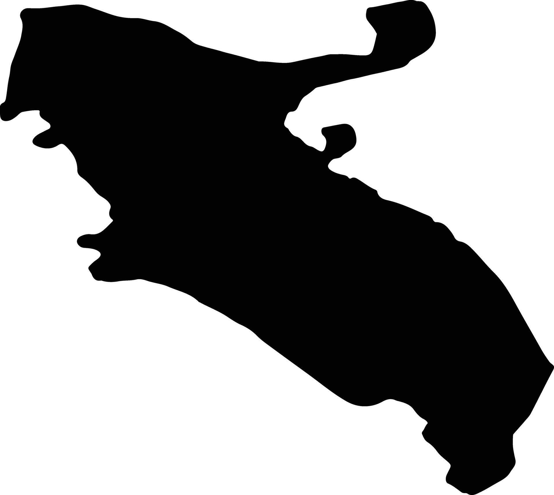 Ilam Iran silhouette map 37466470 Vector Art at Vecteezy