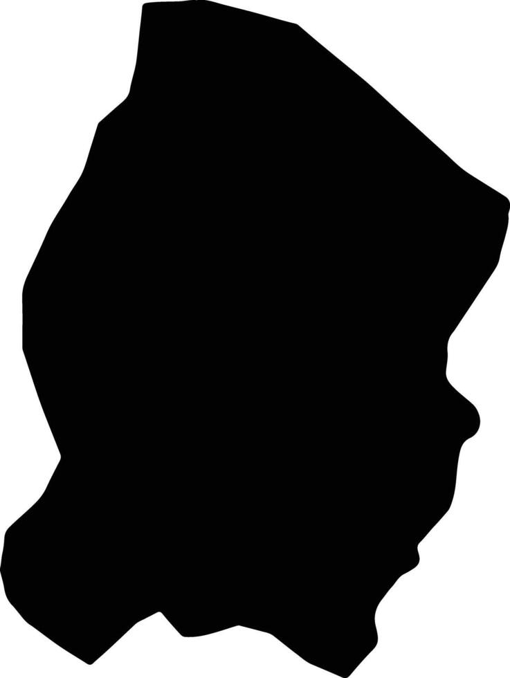 Lola Guinea silhouette map vector