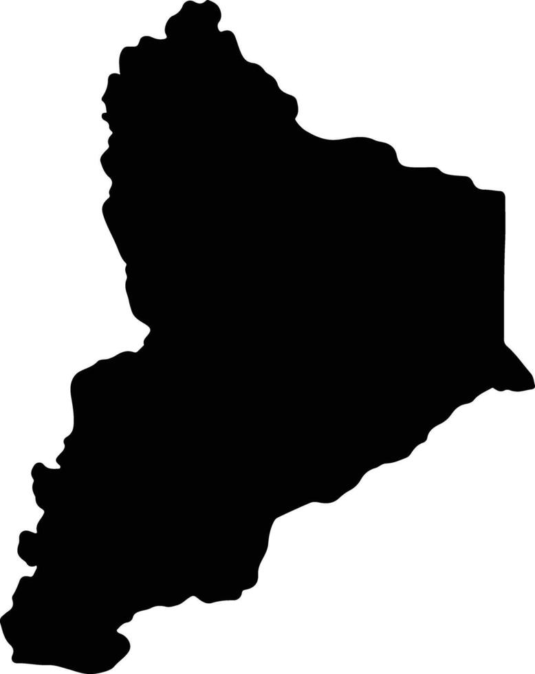 Neuquen Argentina silhouette map vector