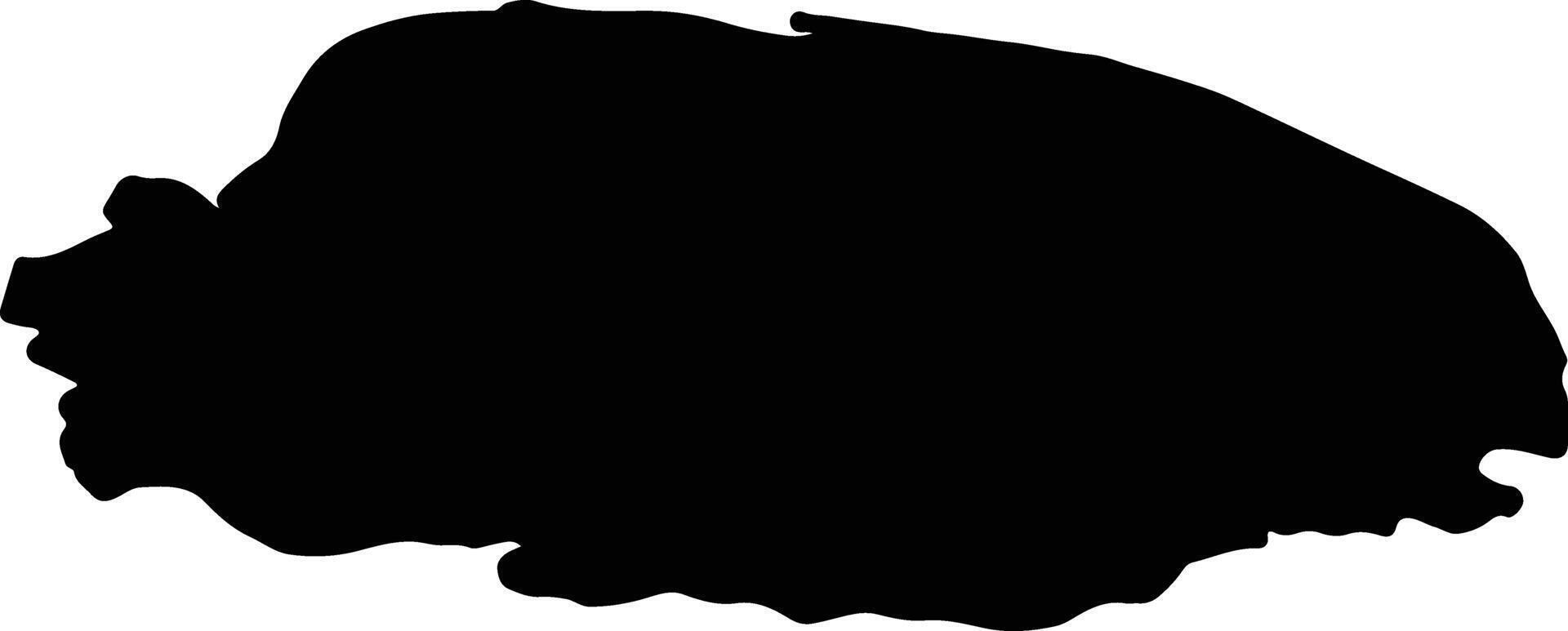 Norfolk United Kingdom silhouette map vector