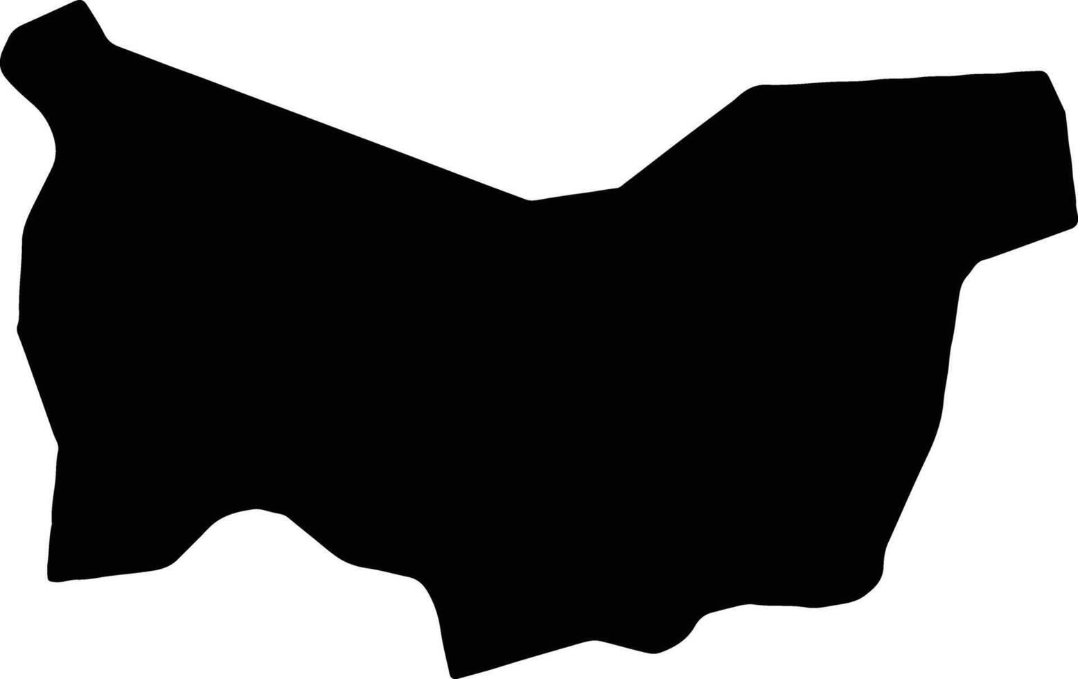 Redbridge United Kingdom silhouette map vector