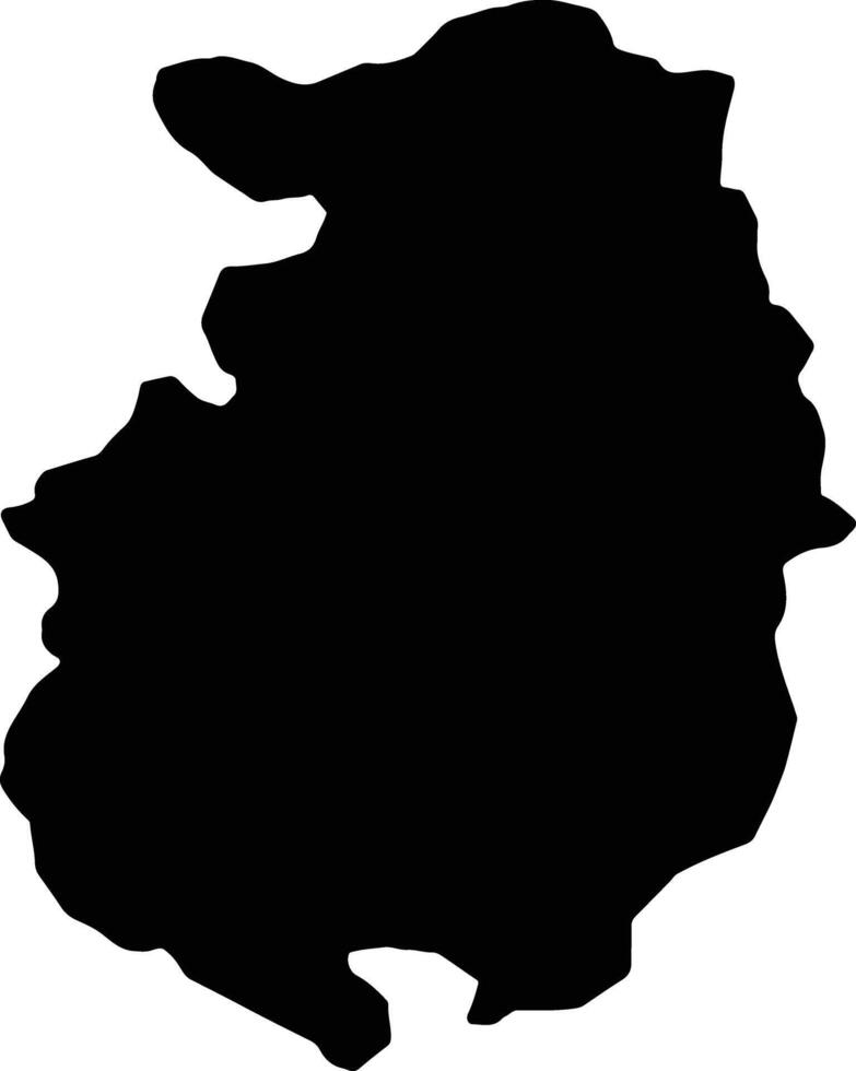 Pazardzhik Bulgaria silhouette map vector