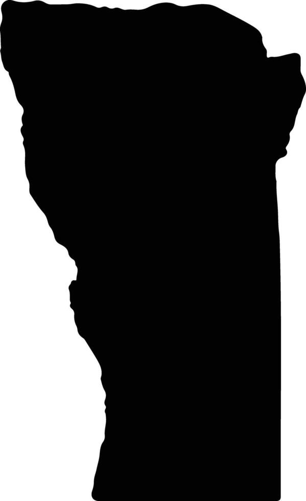 San Luis Argentina silhouette map vector
