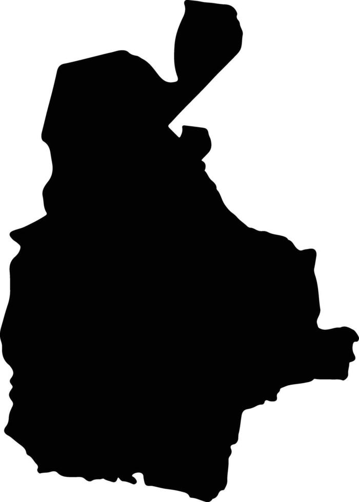 Sistan and Baluchestan Iran silhouette map vector