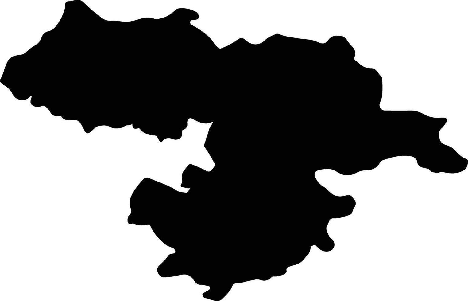 Sofia Bulgaria silhouette map vector