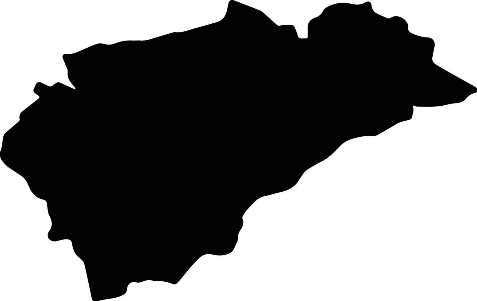 Segovia Spain silhouette map vector