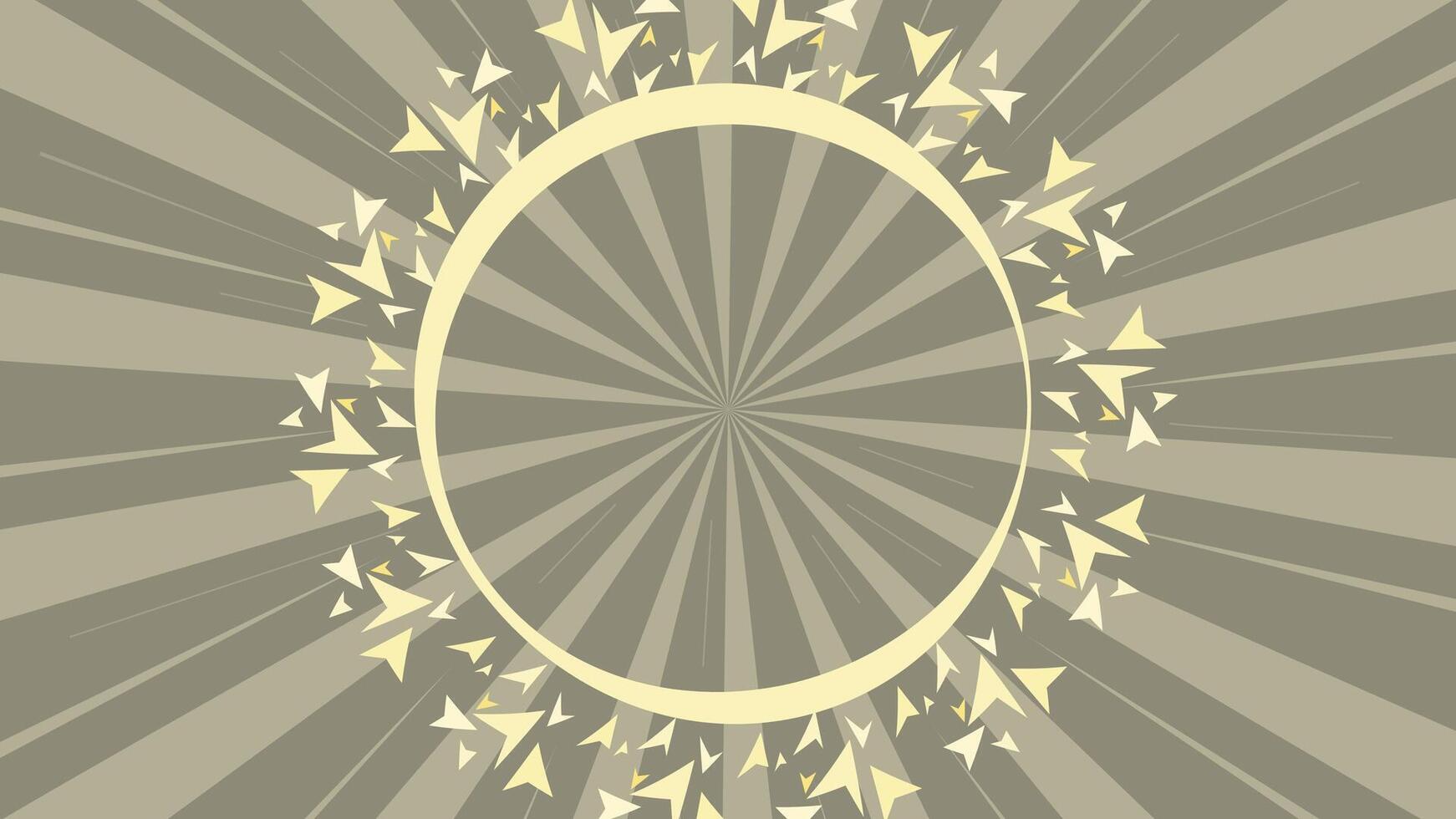 ring and arrow background vector