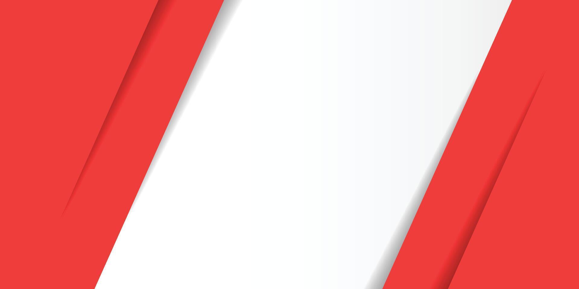 red white modern abstract background design vector